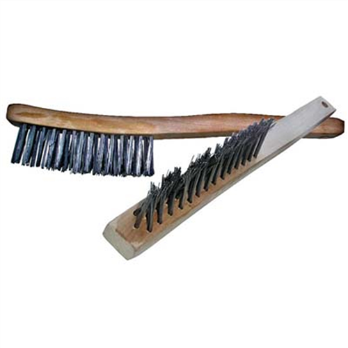 "V" Wire Brush with Long Handle