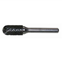 Carbide burr 1/2" cyl radius