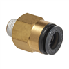 Straight Male Connector 3/8 IN Tube X 1/8 IN NPT (2)