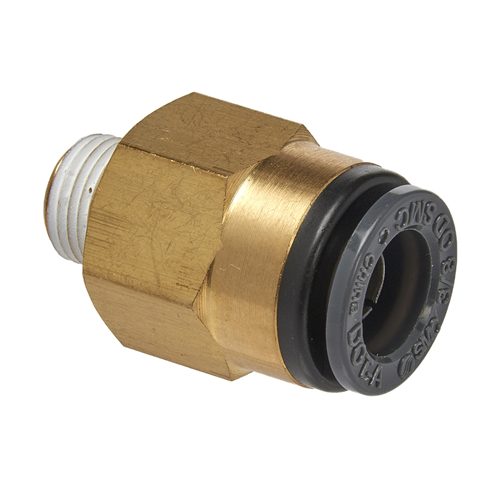 Straight Male Connector 3/8 IN Tube X 1/8 IN NPT (2)