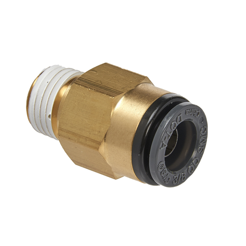 Straight Male Connector 3/8 IN Tube X 1/4 IN NPT (2)
