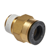 Straight Male Connector 5/8 IN Tube X 1/2 IN NPT (2)