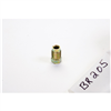 M10 x 1.0 Gold Inv Flr Nut 4pk