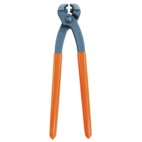 Universal seal clamp pliers with front and side jaws make it simple to crimp clamps from multiple angles