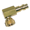 Small Schrader Right Angle Adapter with Quick Coupler Plug