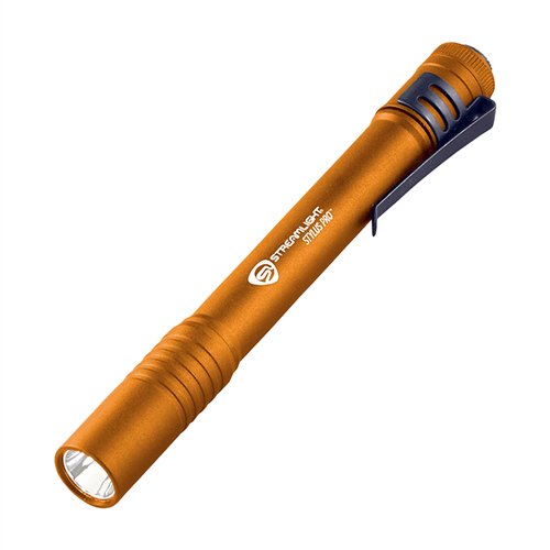 Streamlight 66128 Stylus Pro Orange Penlight w/ White Led