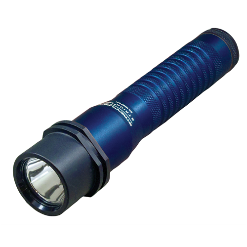 Strion Rechargeable LED Flashlight with AC/DC - Blue