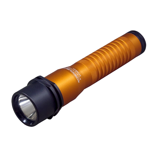 Strion LED Rechargeable Flashight with AC/DC - Orange