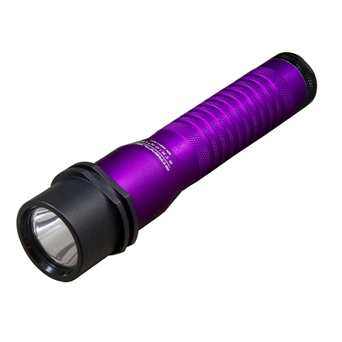 Strion LED Rechargeable Flashlight with AC/DC - Purple