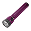 Purple Stinger Rechargeable Flashlight with AC/DC and 2 Holders