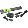 Lime Green Stinger DS LED Flashlight with AC/DC and PiggyBack Charger