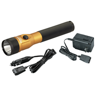 Streamlight 75642 Stinger Rechargeable LED Flashlight with AC/DC PiggyBack - Orange