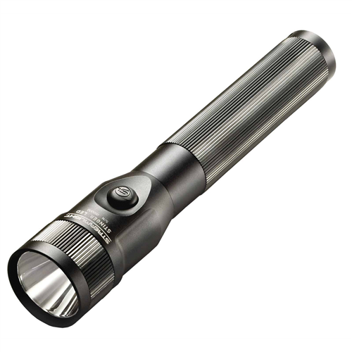 Stinger LED Rechargeable Flashlight with AC/DC Charge Cords and Charger Holders