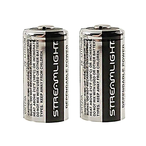 Lithium CR123 Batteries for ScorpionÂ® Flashlight - 2 Pack