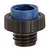 Blue 1-3/8" Shallow Cam Cap Adapter with Black Ring