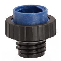 Blue 1-3/8" Shallow Cam Cap Adapter with Black Ring