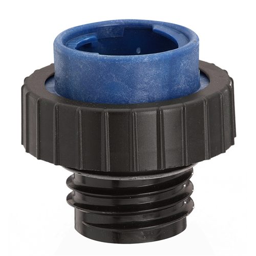 Blue 1-3/8" Shallow Cam Cap Adapter with Black Ring