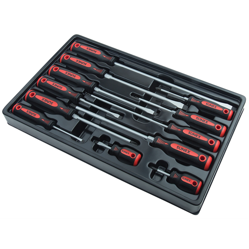 SunexÂ® Tools 12-Piece Combination Screwdriver Set