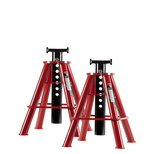 10 Ton Medium Height Pin Type Jack Stands (Pair)