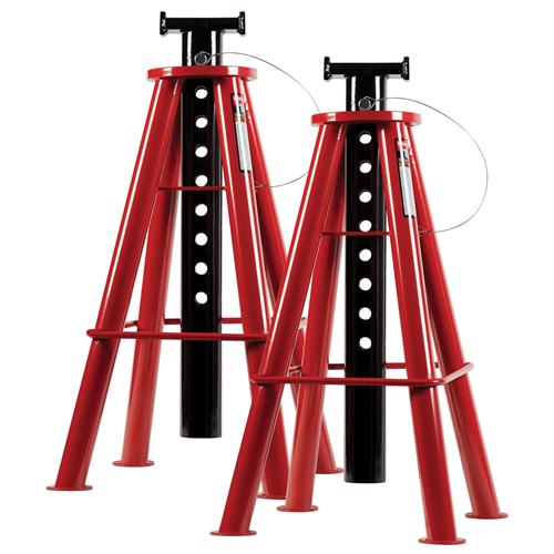 SunexÂ® Tools 10 Ton High Height Pin Type Jack Stands (Pair)