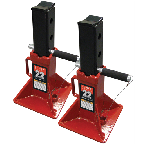 Sunex 1522A 22-Ton Pin Type Jack Stands (Pair)