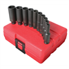 10-Piece 1/4 in. Drive Deep Fractional SAE Impact Socket Set