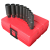 9-Piece 1/4 in. Drive Deep Metric Socket Impact Set