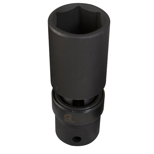 1/2" Drive Deep Universal 6 Point Impact Socket 12mm