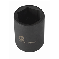 Sunex 215M 1/2 in. Drive Standard 6-Point Impact Socket, 15mm
