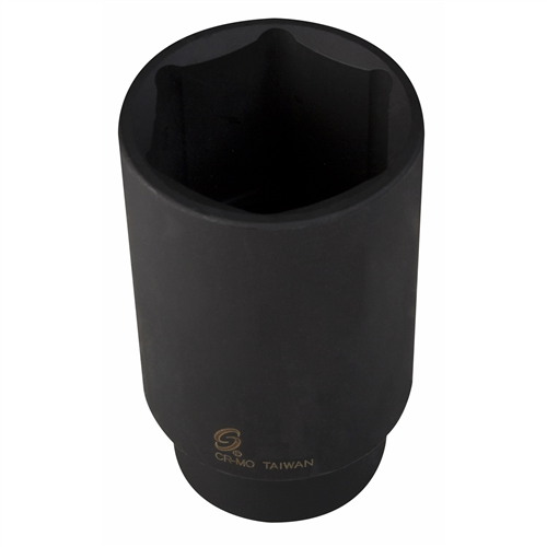 1/2 in. Drive Deep 6-Point Impact Socket 15mm