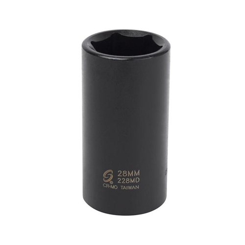 SunexÂ® Tools 1/2 in. Drive 28 mm Deep Impact Socket