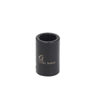 SunexÂ® Tools 3/8 in. Drive 12-Point 10 mm Impact Socket