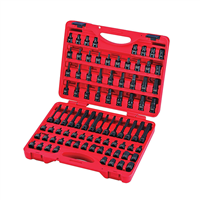 SunexÂ® Tools 84-Piece 3/8 in. Drive Master Hex Bit Impact Socket Set
