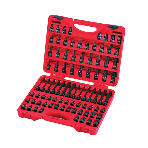 SunexÂ® Tools 84-Piece 3/8 in. Drive Master Hex Bit Impact Socket Set