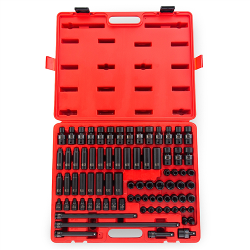 SunexÂ® Tools 80-Piece 3/8 in. Drive Master Impact Socket Set