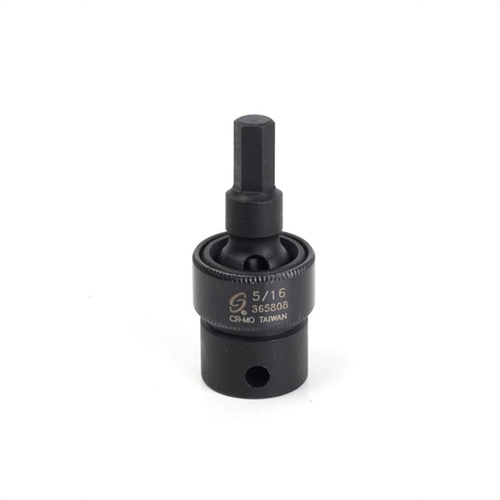 3/8" Dr. 5/16" Universal Hex Drive Impact Socket