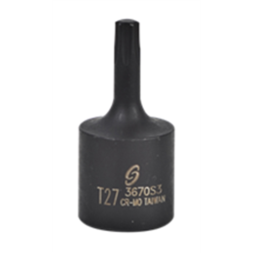 SunexÂ® Tools 3/8 in. Drive Internal Star Impact Socket, T27