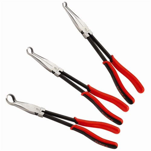 SunexÂ® Tools 3-Piece Pliers Set 11 in. Hose Gripper