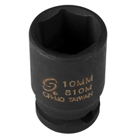 1/4" Drive 6 Point Standard Impact Socket 10mm