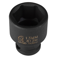 1/4in. Drive Standard 6-Point Impact Socket 13mm