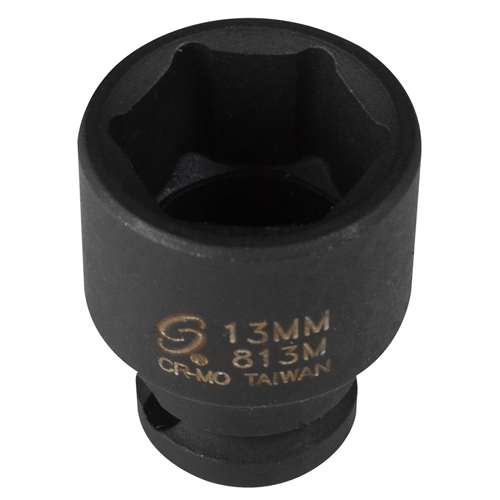 1/4in. Drive Standard 6-Point Impact Socket 13mm