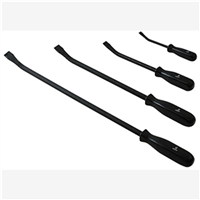 SunexÂ® Tools Pry Bar Set 4-Piece Bent End Black Handles