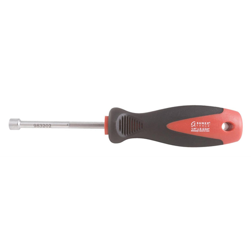 1/4" x 4" Nut Driver w/Comfort Grip