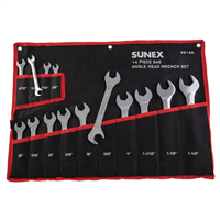 Sunex 9914A 14 Pc. Full Polish  Sae Angle Head Wrench Set