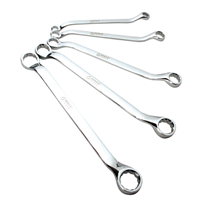 5-Piece Fractional SAE Double Box End Wrench Set
