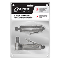 SunexÂ® Tools 2 Pack Die Grinder Set