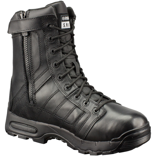 Original S.W.A.T.Â® Air 9 in. All Leather Tactical Waterproof, Side-Zip Boots, Size 12.0