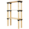 2x4 Basics Shelf Link 6-Pack, Black (Lumber Not Included)