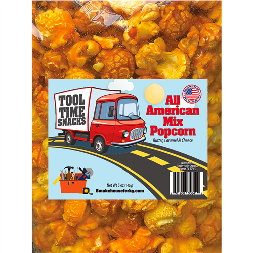 5oz All AmericanMix Popcorn- Butter, Caramel & Cheese