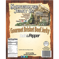 3oz Salt & Pepper Beef Jerky (Sugar Free)